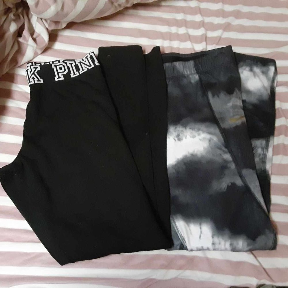 Bundle! Two Pair Yoga Pants PINK, Nike M